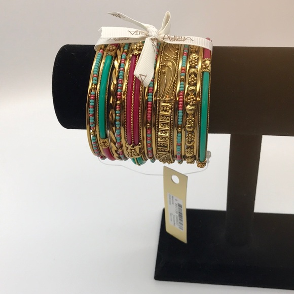 Amrita Singh Jewelry - AMRITA SINGH multi colored 18 pieces bracelets NEW